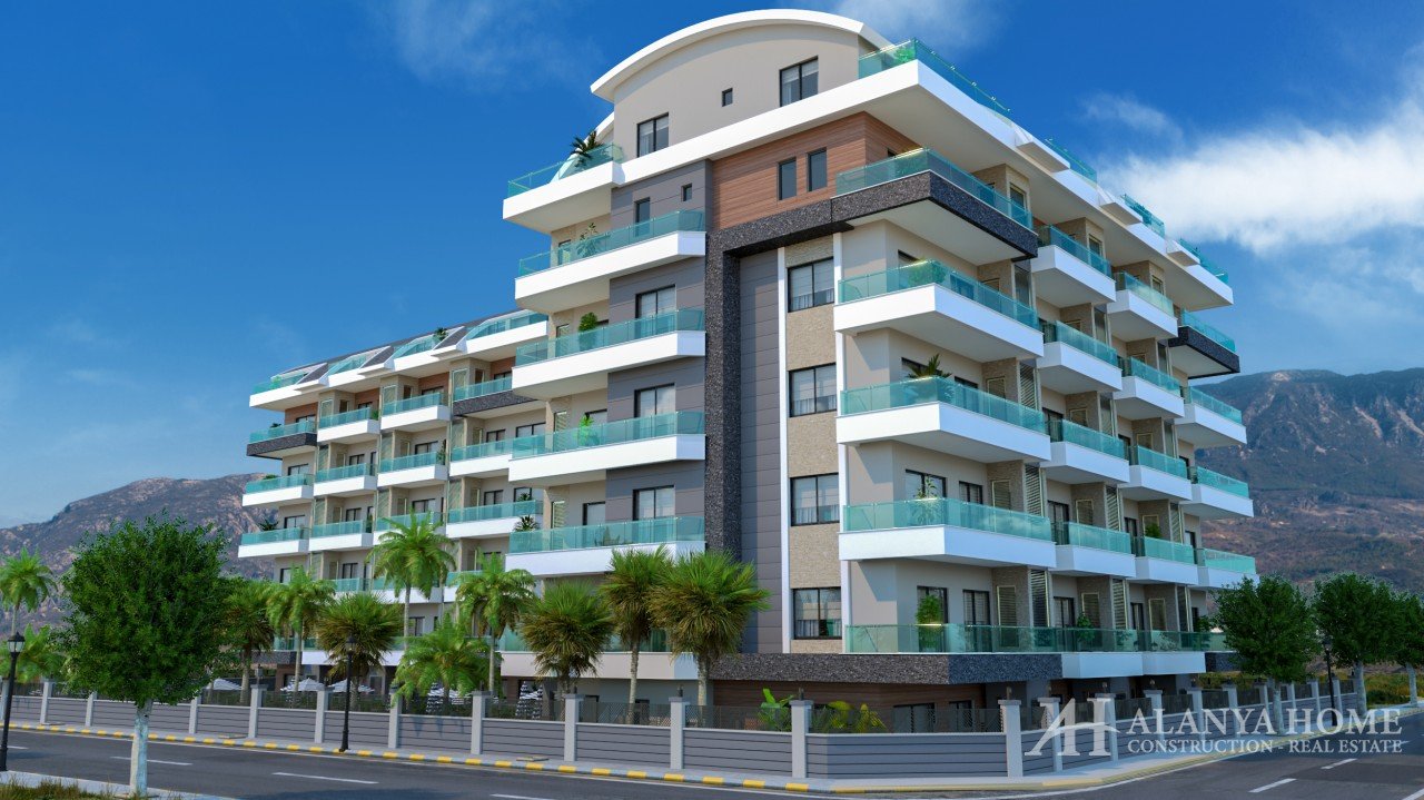 Vanessa River Kargicak Alanya Antalya Turkey purchase sale of a furnished one-bedroom apartment in a